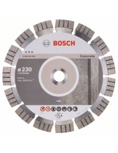 Bosch Disco de corte de diamante Best for Concrete 230 x 22,23 x 2,4 x 15 mm
