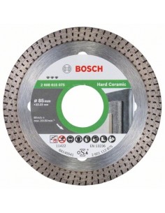 Bosch Disco de corte de diamante Best for Hard Ceramic 85x22.23x1.4x7mm