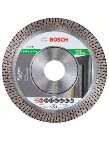 Bosch Disco de corte de diamante Best for Hard Ceramic 115x22,23x1.4x10