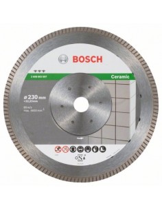 Bosch Disco de corte de diamante Best for Ceramic Extra-Clean Turbo 230 x 22,23 x 1,8 x 7 mm