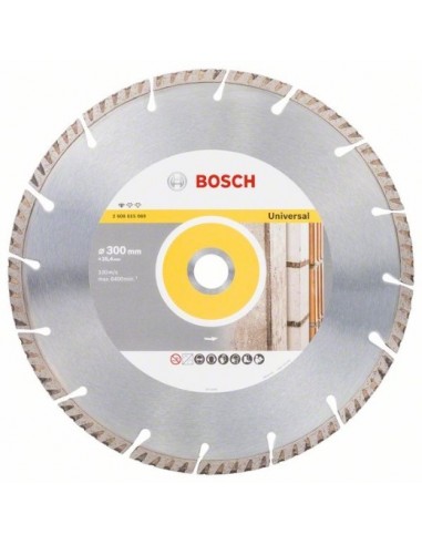 Bosch Disco de corte de diamante Standard for Universal 300x25,4 300x25.4x3.3x10mm