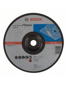 Bosch Disco de desbaste acodado Standard for Metal A 24 P BF, 230 mm, 22,23 mm, 6,0 mm