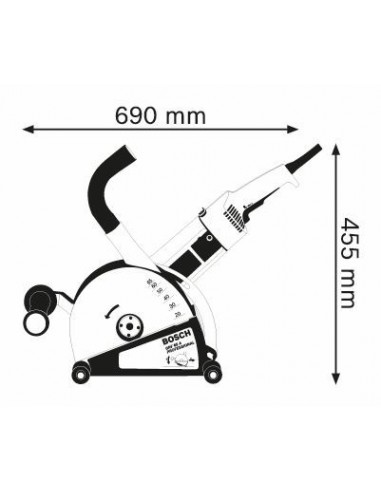 Rozadora GNF 65 A Professional BOSCH | Compra online