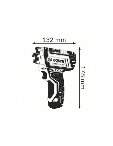 Taladro/atornillador a batería GSR de 12 V-15 FC Professional