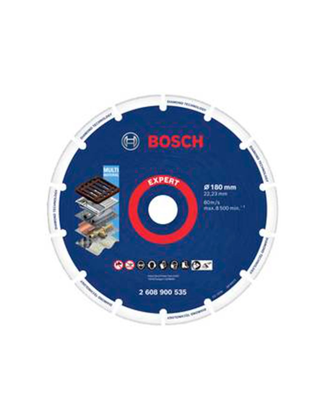 Disque abrasif fibres X-LOCK R574 Best for Metal Ø 125 mm grain 36 BOSCH  2608619160